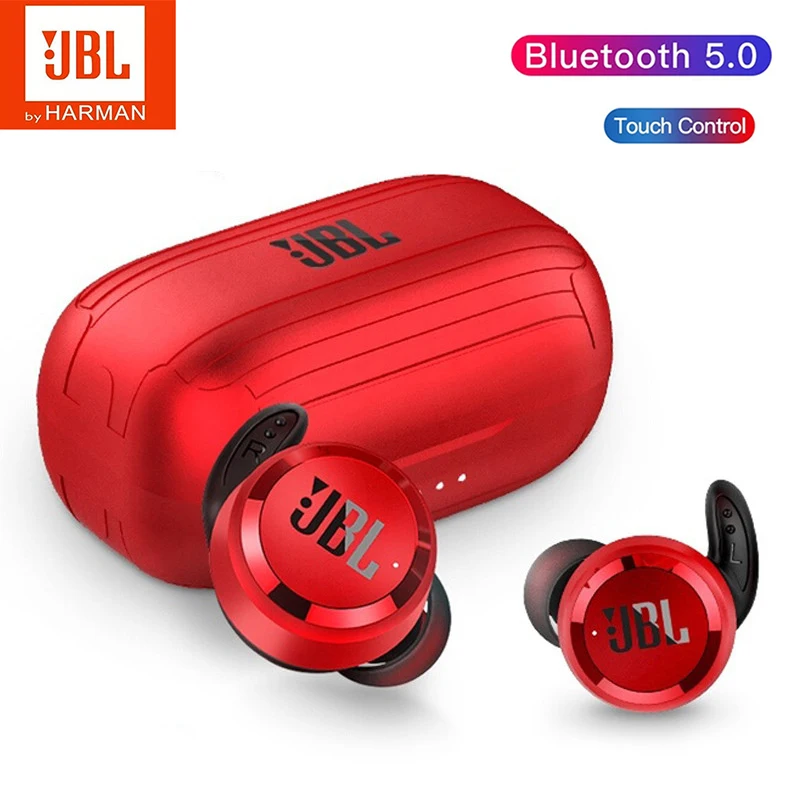 

For JBL T280 TWS Bluetooth Earphones Stereo Bass Sound Headset Noise Cancelling Wireless Headphones With Mic Charging Case