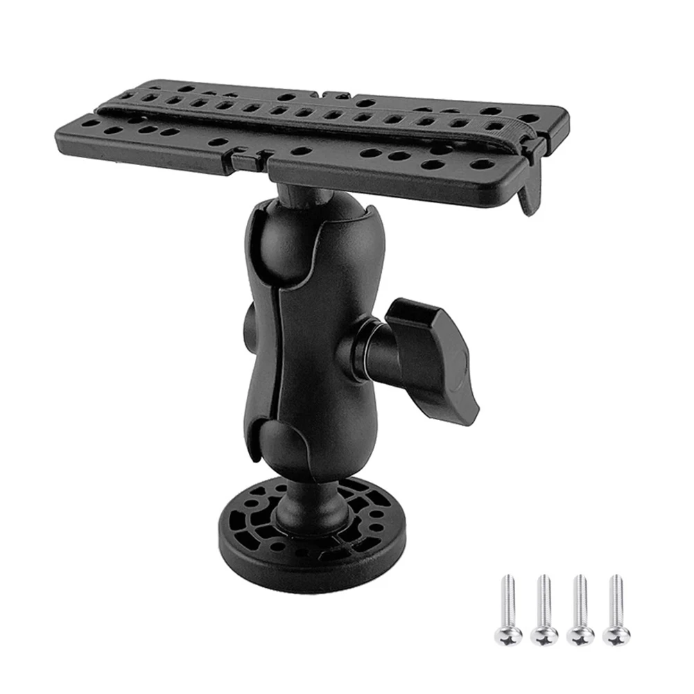 

360 Degree Swivel Ball Mount For Fish Finder Mounting Plate Kayak Accessories Inner Hexagon Base Marine Boat GPS Supporter