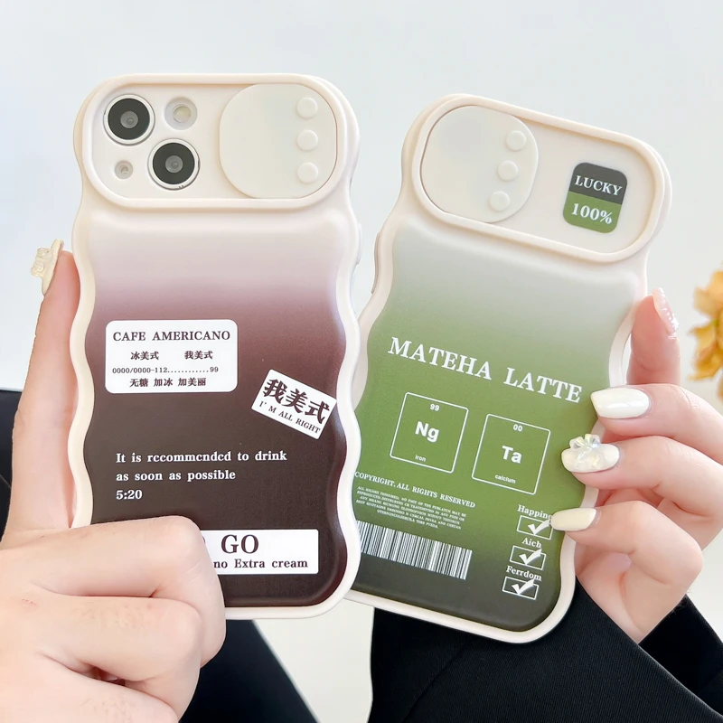 

Camera Lens Protection Phone Case For iphone XR Case Funda For iphone 11 12 13 Pro XS Max X Xs Push Window Cute Cartoon Cover