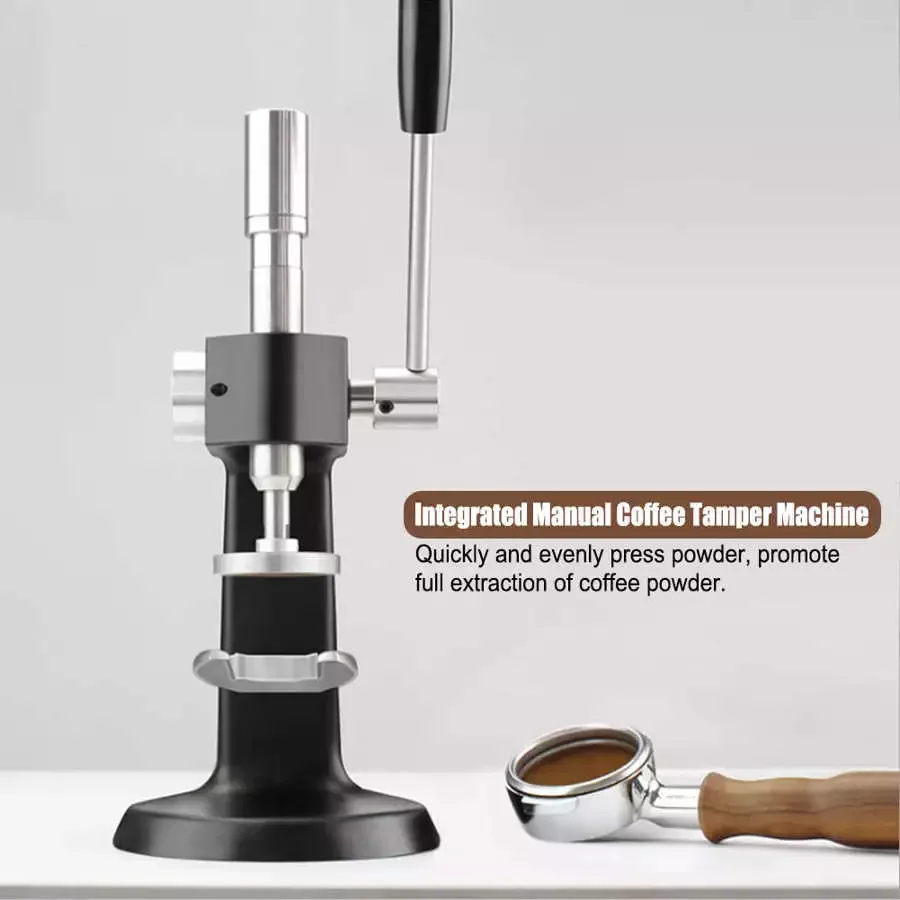 

Integrated Manual Coffee Tamper Intelligent Coffee Pressing Machine Commercial espresso Powder Coffee Bean Grinder For Kitchen
