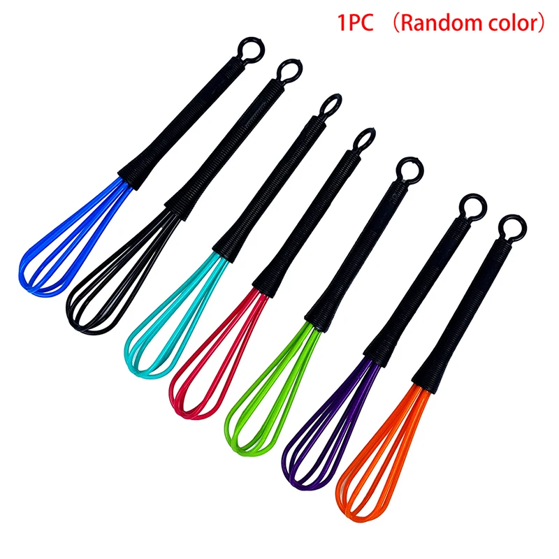 

1PC Plastic Small Blender Hand Holding Plastic Color Egg Beater Hairdressing Dye Cream Blender Hairdressing Tools