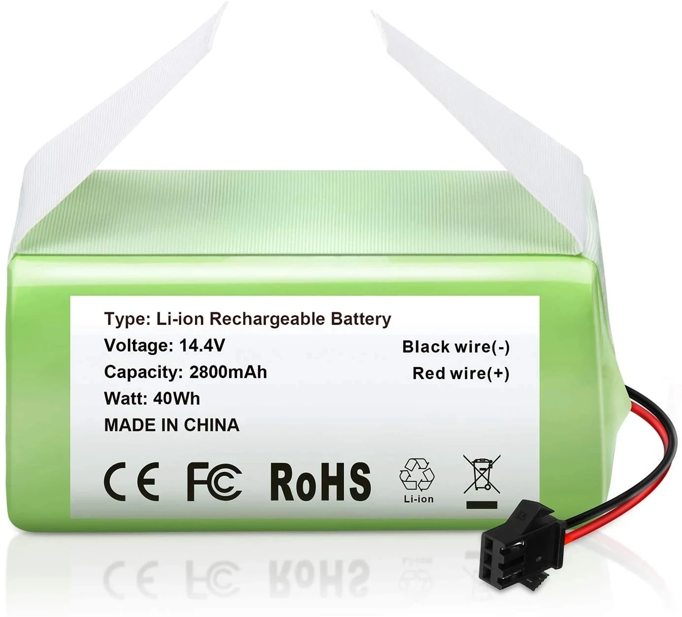 14.4V6800mAh Литиево-ионная аккумуляторная батарея для Conga 990 1090 Tesvor X500 Ecovacs Deebot N79 N79S DN622 Eufy RoboVac 11 11S 30 и т.д. на.