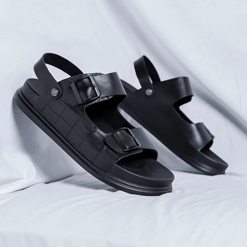 Новинка 2023 модная черная дизайнерская мужская повседневная обувь летние