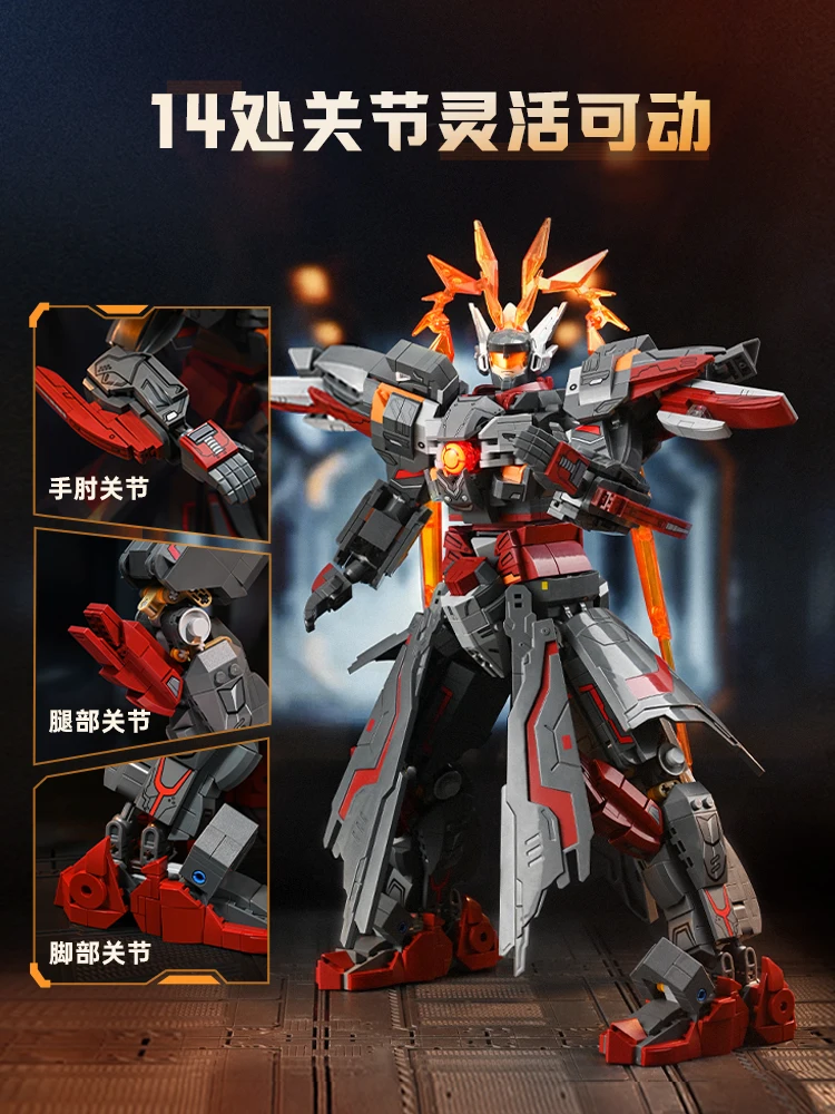 Игрушка Keeppley King of Glory Lu Bu робот Судного дня мейча сборный пазл строительный блок