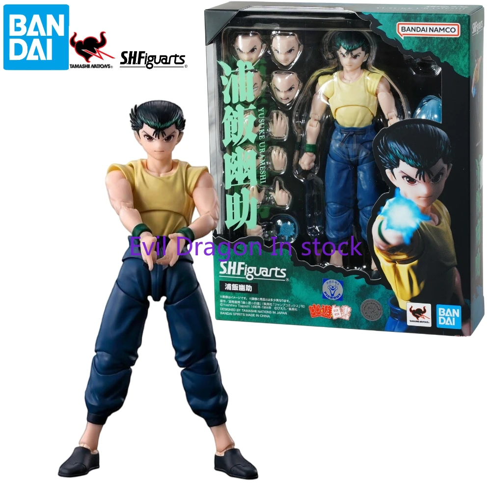 В наличии Bandai S.H.Figuarts Shf Yusuke Urameshi YuYu Hakusho Фигурка Игрушка Модель Подарок
