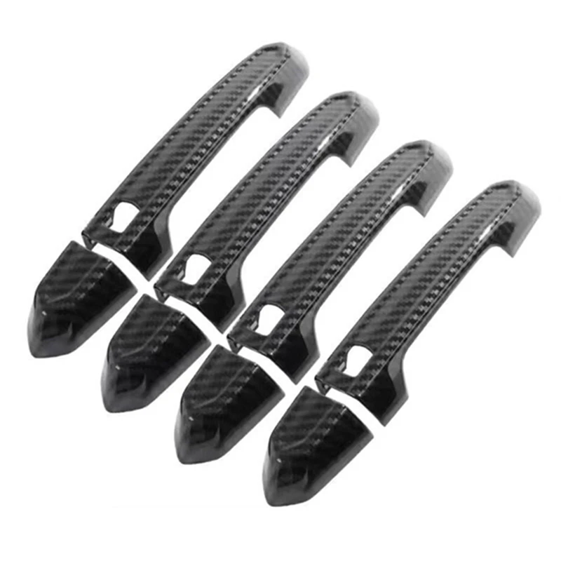 

Car Carbon Fiber Menta Hand Protection Cover With Smart Hole For Cadillac XT5/XT4/XTS/CT6/CT4