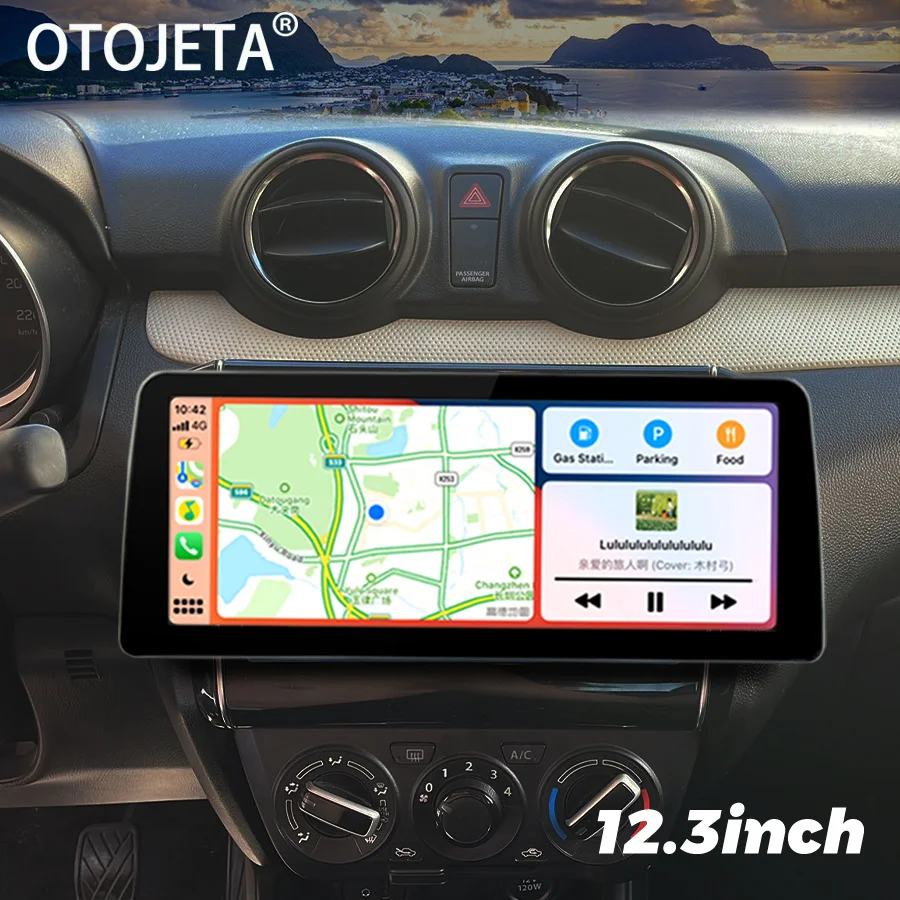 

Автомагнитола на Android 12 с экраном 12,3 дюйма, видеоплеером и стереозвуком для Suzuki SWIFT 2017, 2018, 2019, 2020, GPS, мультимедийный плеер для Carplay