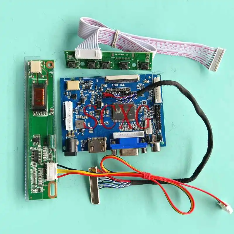 

Плата контроллера матрицы ЖК-дисплея подходит для LTN154X1 LTN154X3 LTN154XA HDMI-совместимая с AV VGA 1CCFL 1280*800 30-контактный LVDS 15,4 "комплект