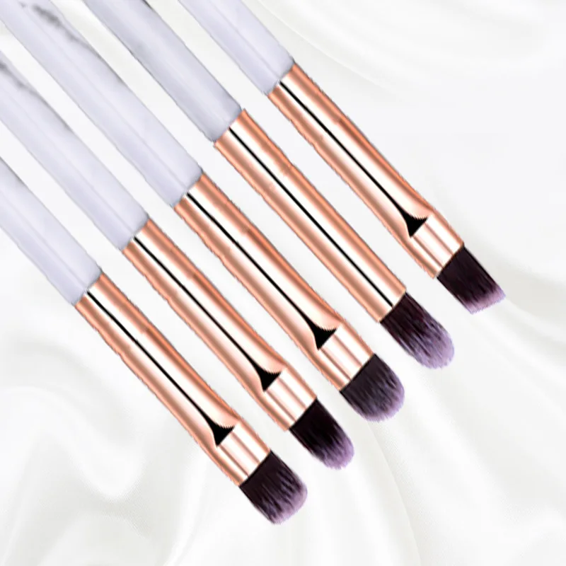 Одиночная 10 мраморная цилиндрическая кисть Мраморная сумка косметическая