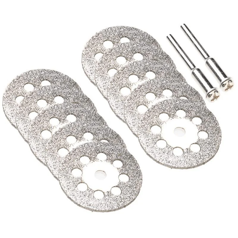 

Domom Diamond Cutting Wheel Set (10 PCS and 2 Rods)