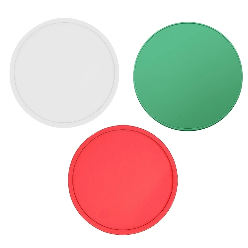 Праздничные напольные коврики на подставке для елки Белые зеленые силиконовые