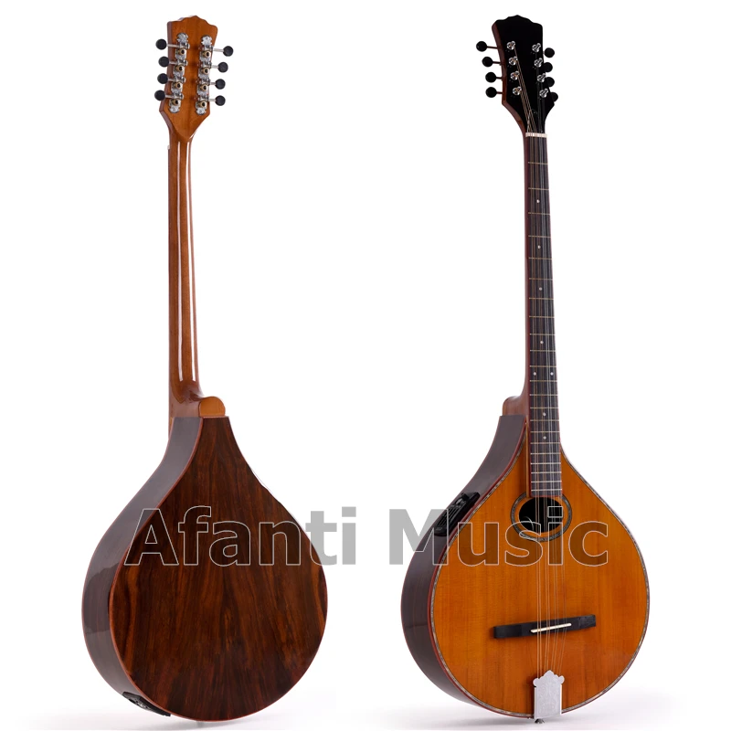 

Afanti Music All Solid Wood Bouzouki Mandolin с EQ (ABM-588)