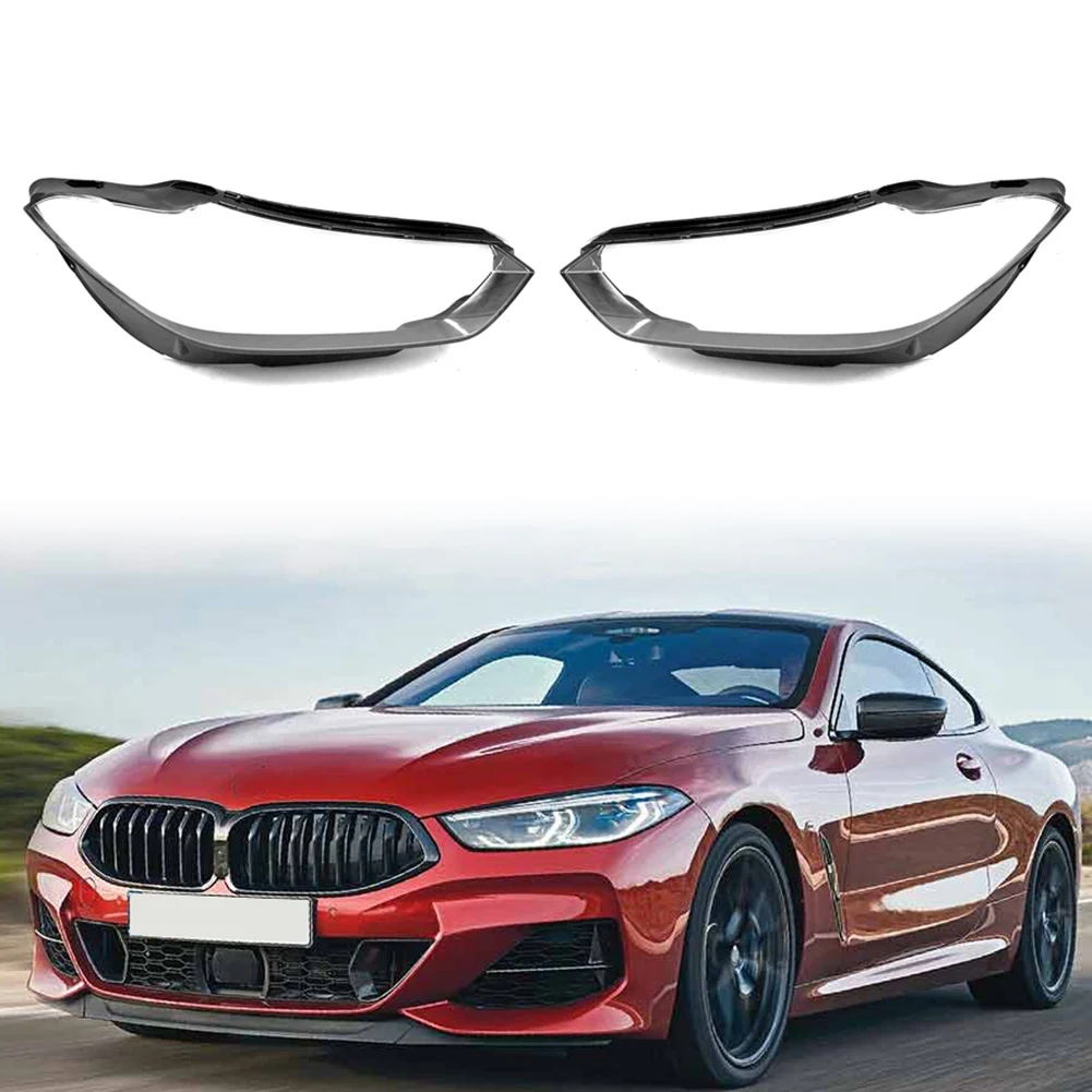 

Car Left Headlight Shell Lamp Shade Transparent Lens Cover Headlight Cover for BMW 8 Series G15 2019 2020 2021