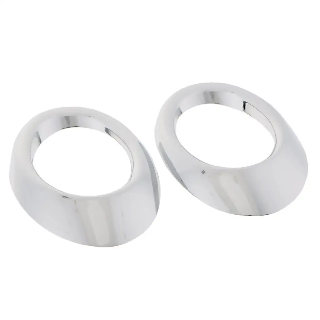 

2 Pieces Front Fog Lamp Light Frame Cover Trim For Ford Explorer 2011-2014