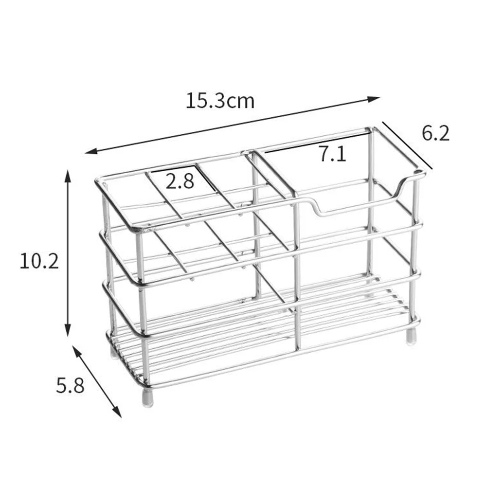 

Durable High Quality Household Practical Creative Toothbrush Rack Holder Non-Slip Office Organizer Bath Bathroom