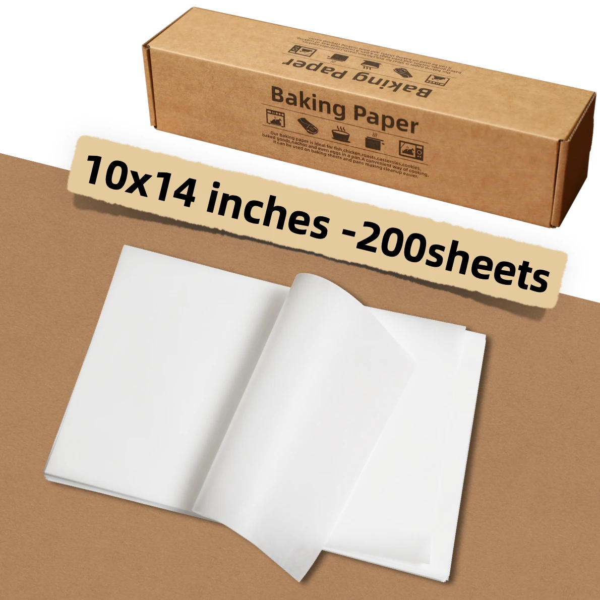 200 шт. антипригарные листы для выпечки 10 х14 дюймов