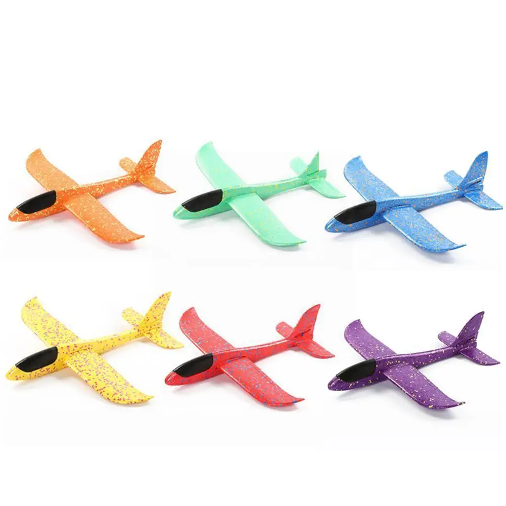 

4pcs 48cm Large Hand Throw Airplane Epp Flying Plane Eva Foam Model Outdoor Fun Games Toys For Children E8e5