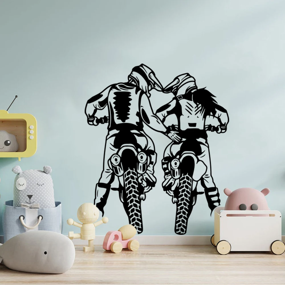 Наклейка на стену «папа и мама»