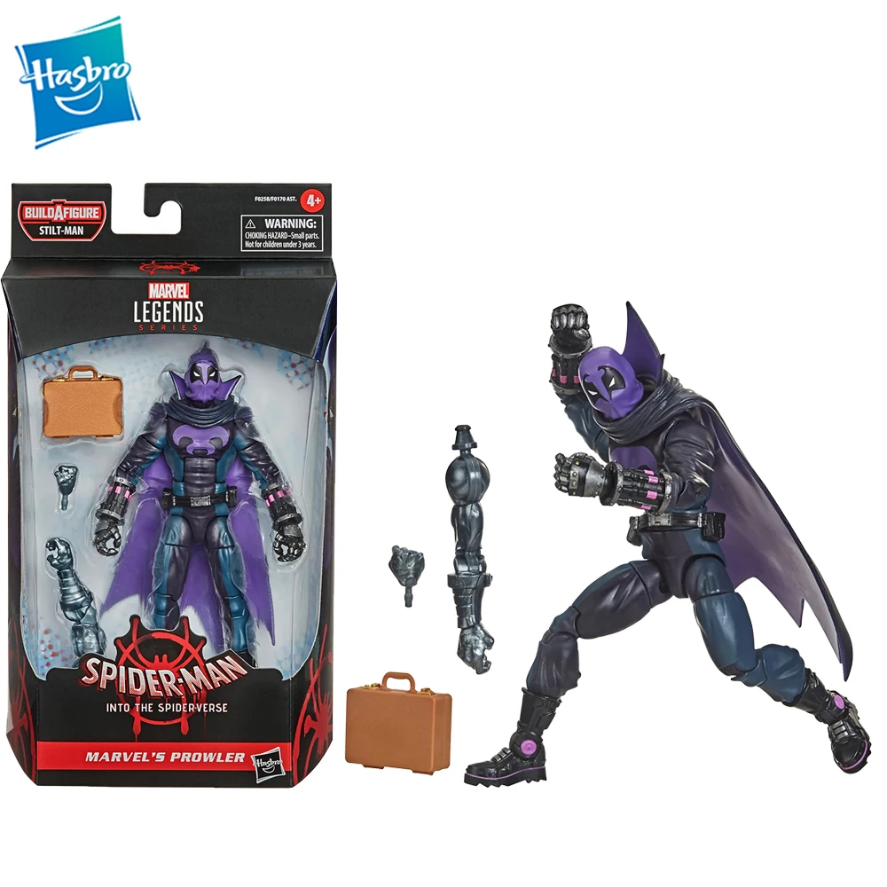

[In-Stock] Hasbro Marvel Legends Stilt-Man Series Spider-Man: Into Spider-Verse Prowler New Action Figure Collectible Model Toys