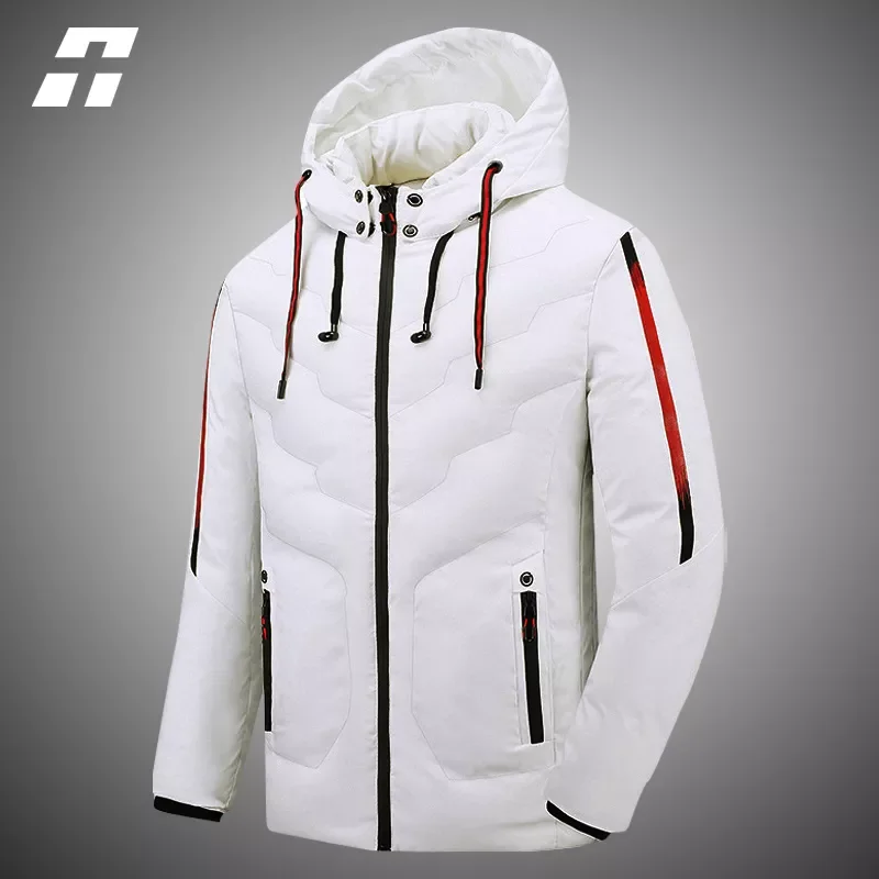 

NEW 2023 2022 Winter Jacket Parkas Solid color Warm Thick Fleece Jackets Men Coat Fashion Casual Windproof Pockets Outwear EUR S