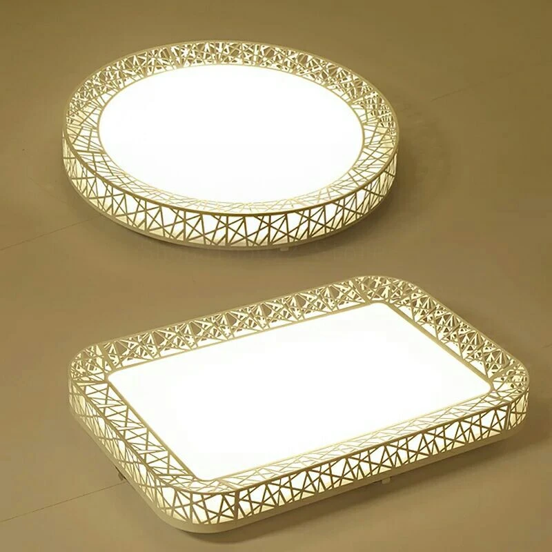 

Светодиодный потолочный светильник «Птичье гнездо», Круглый акриловый светодиодный светильник, современные лампы для гостиной, украшение ...