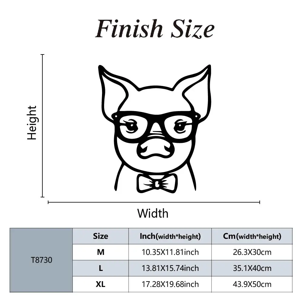 1 шт. Настенный декор Мистер Свинка