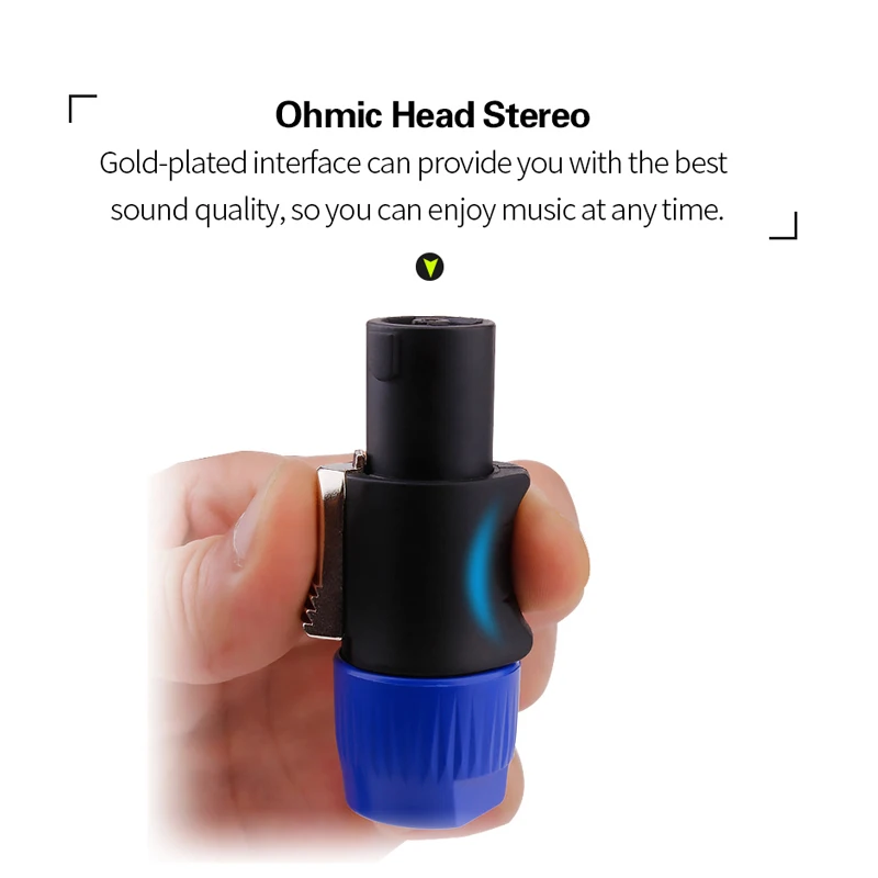 YYTCG Бесплатная доставка 20 шт./лот 4-контактный кабельный разъем для колонки штекер