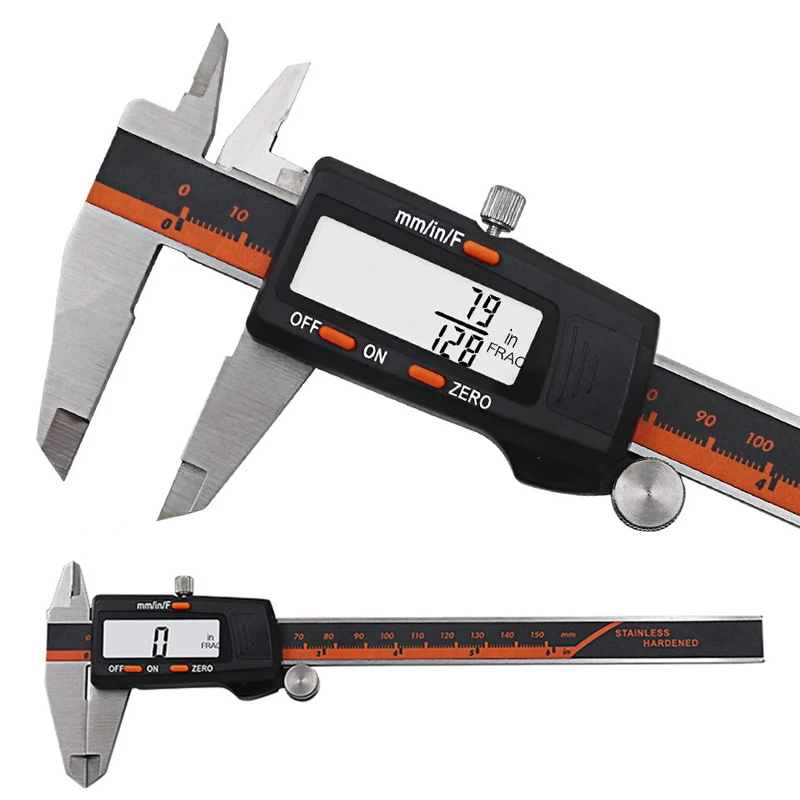

6inch 150mm Measuring Tool caliper Stainless Steel Digital Caliper Messschieber paquimetro measuring instrument Vernier Calipers