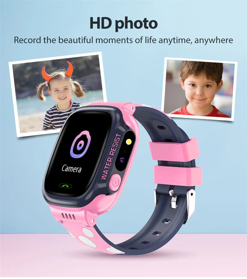 Y92 Kids 1.44 Inches Screen Smart Watch WIFI GPS Remote Monitor Positioning Waterproof Photo Music Call hild Smart Watch
