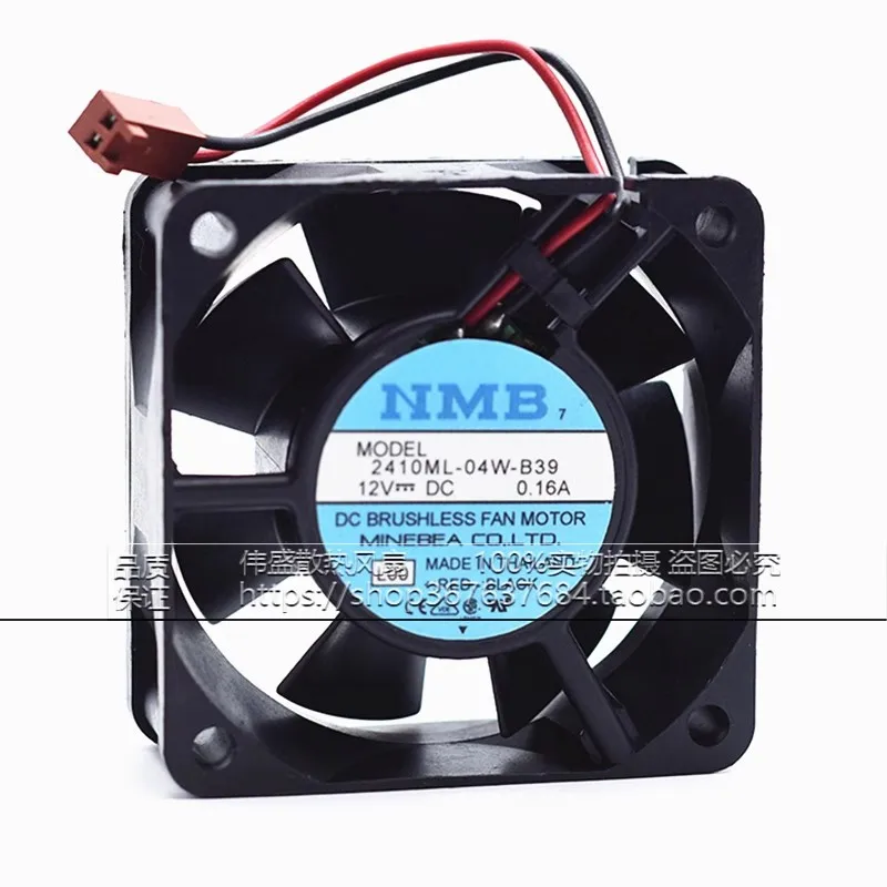 Оригинальный 2410ML-04W-B39/B30 60*60*25 мм 6 см 12 В 0,16 А двойной шар