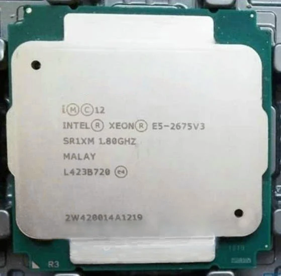 

Used Intel Xeon E5 2675 V3 Processor 1.80Ghz 16Core Socket LGA 2011-3 CPU