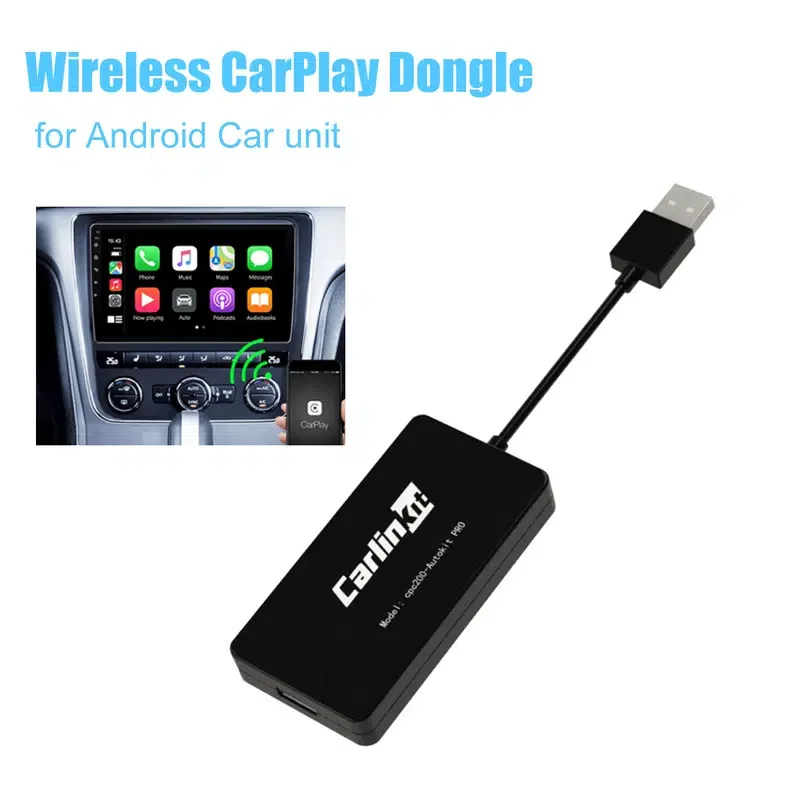 

Wireless CarPlay Adapter, For Apple IOS Carplay Android Auto Car Adapter