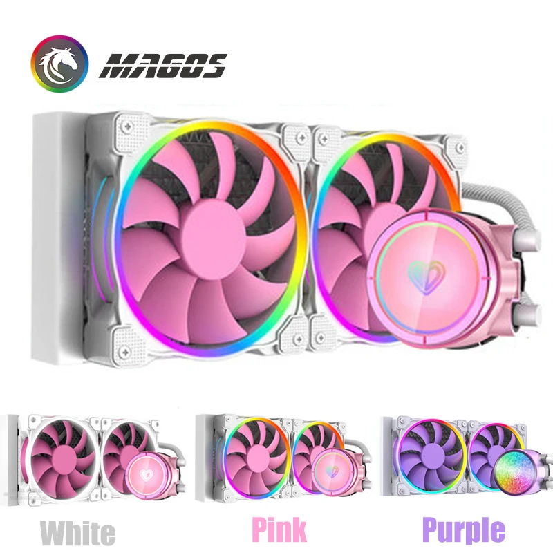 Kit ,pink Purple Color System Water Cooling 5v 3pin Argb Lga2066/2011/1366/lga1150 1700 Amd Tr4/amd Am4