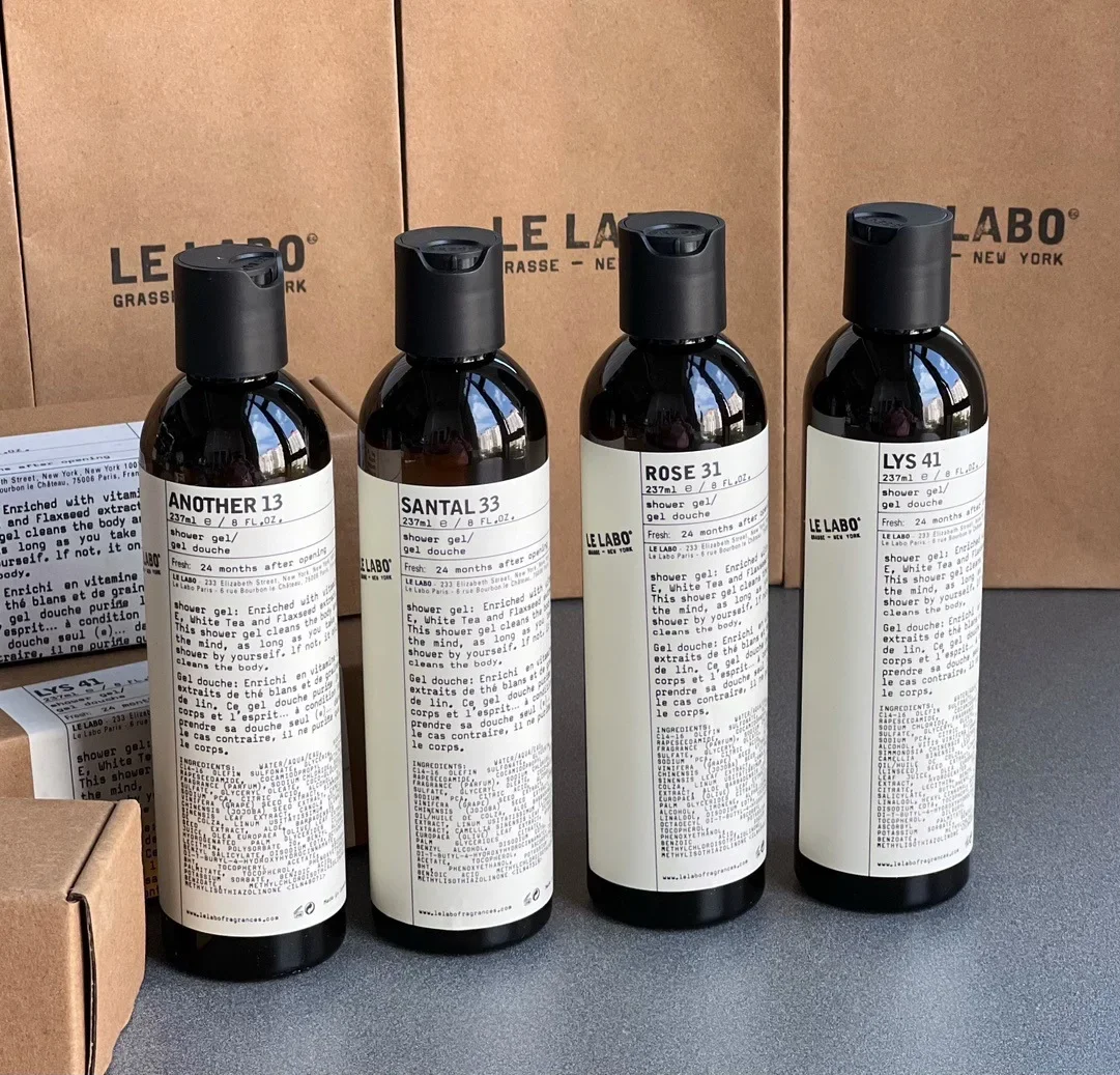 LE LABO Парфюмированный гель для мытья тела 237 мл 31 РОЗЕ 13 ANOTHER 41 LYS 33 SANTAL подарочный