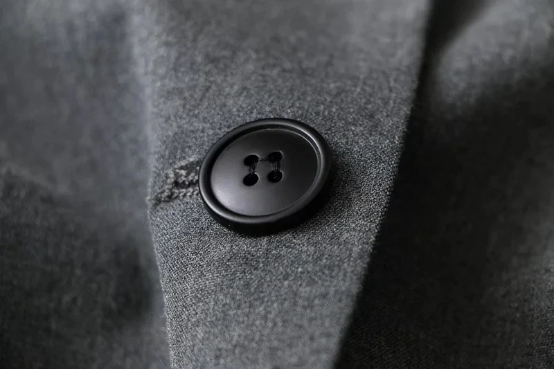 Maxdutti England Style Office Lady Fashion Simple Multicolor Solid Single Breasted Elastic Casual Blazers Women Jackets Tops