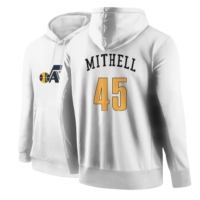 

Mens 2022 American Basketball Jerseys Clothes #45 MITCHELL Clothing Sweatshirt Hoodies Training Suit Tracksuit Man European Size