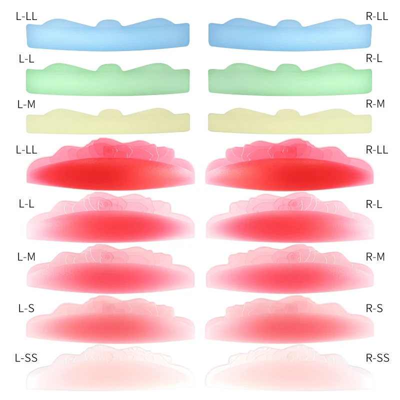 5 пар силиконовые накладки для наращивания ресниц
