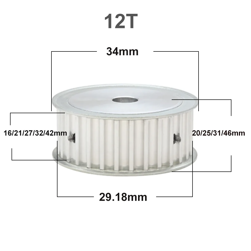 10T 12T 14T 15T HTD 8M Шкив ГРМ AF Тип Синхронное колесо для ширины ремня 15/20/25/30 мм Отверстие