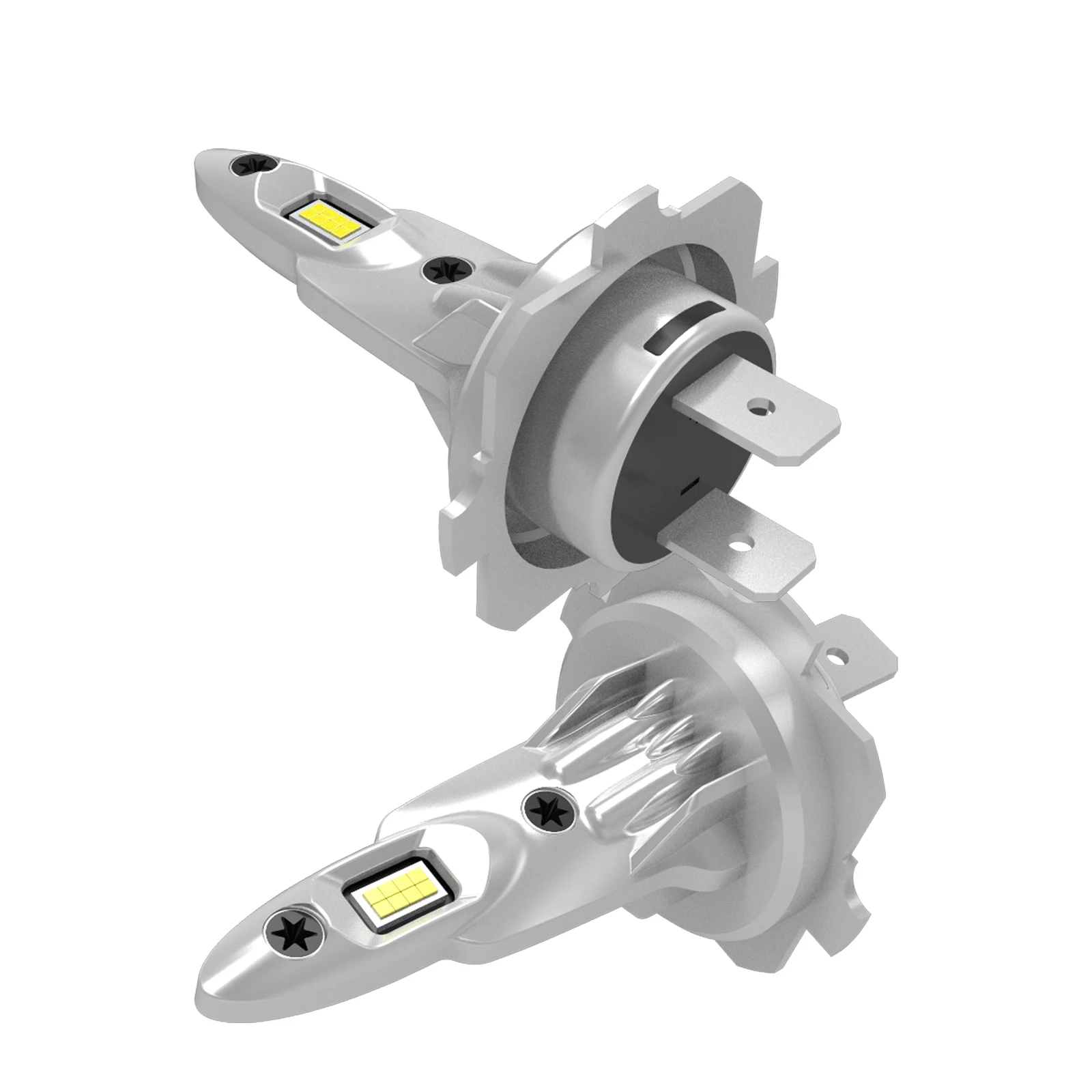 9000LM H7 Led Turbo 6000K 12V Лампа для фар Двойная медная трубка 90 Вт CSP автомобильных