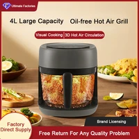 4l electric air fryer oven baking fryer air fryer machine waffle grill microwave microwave home appliances bread maker