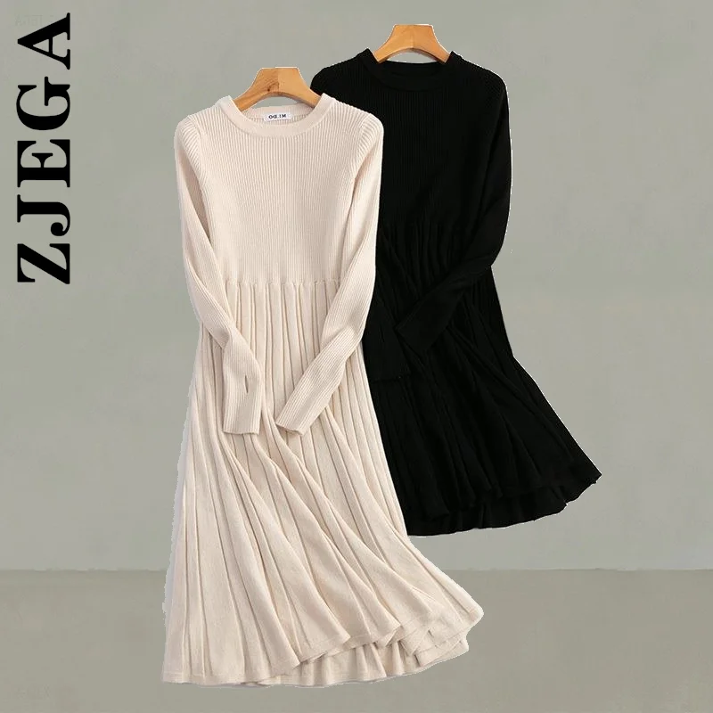 

Платье Zjega, женские модные простые повседневные женские платья, трикотажное ТРАПЕЦИЕВИДНОЕ ПЛАТЬЕ, наряды, тонкое женское платье для отдыха...