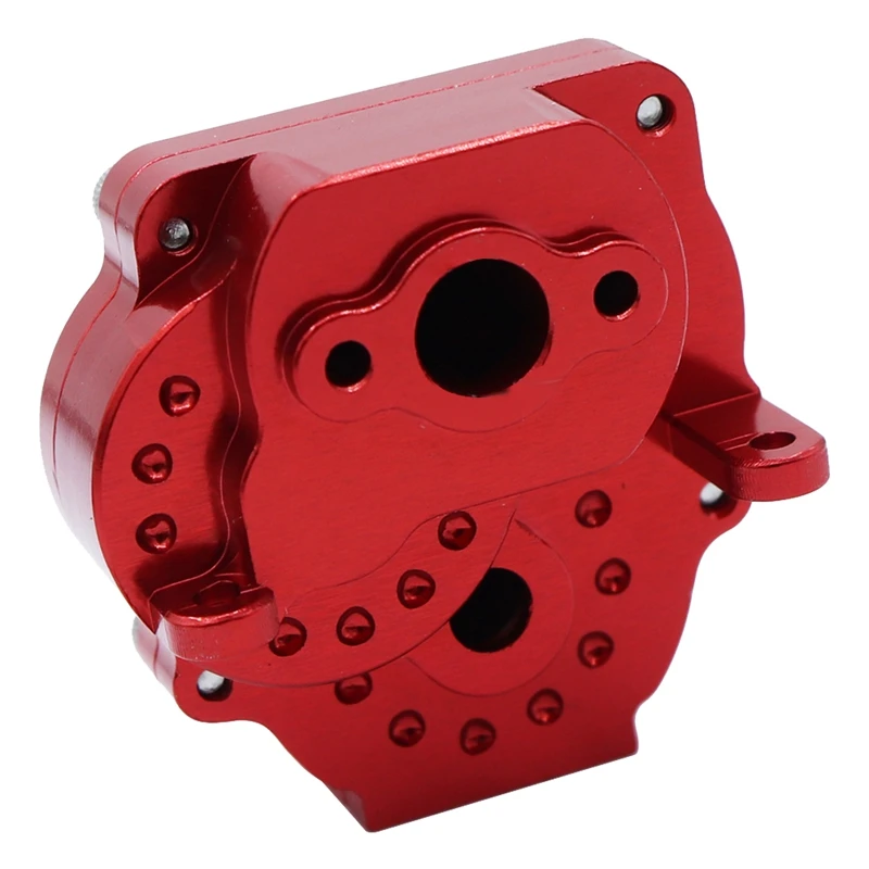 

1Set Transmission Gear Box Gearbox Housing For Traxxas TRX4M TRX-4M 1/18 Metal Replacement ,Red