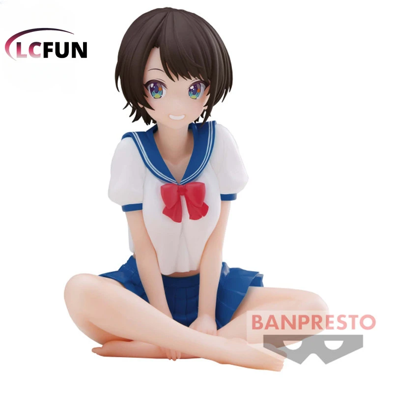 

LCFUN Original Banpresto Relax Time Figure Oozora Subaru Hololive School Style PVC Action Anime Model Colletion Toys