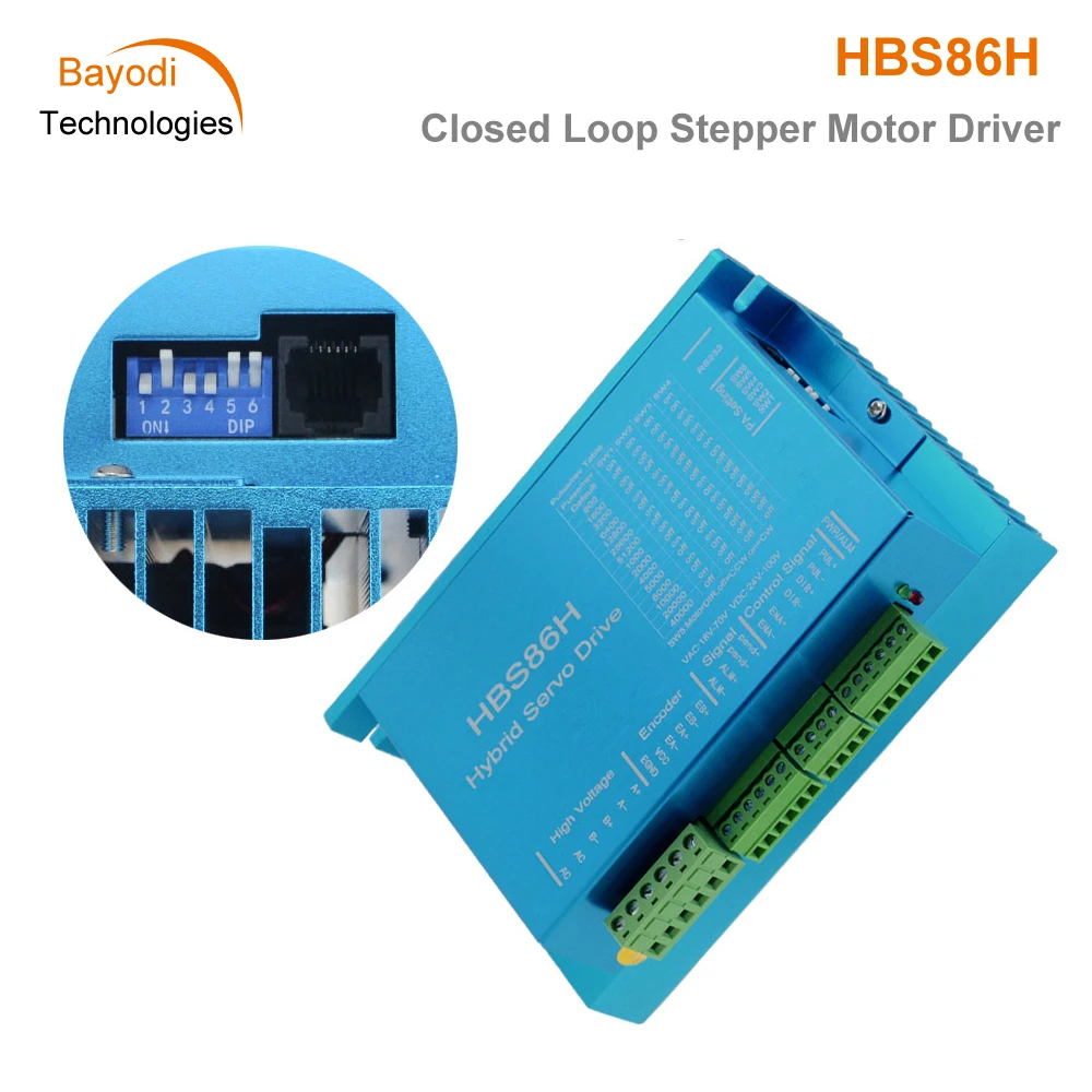 Гибридный сервопривод HBS86H 86 с замкнутым контуром Драйвер шагового двигателя RS232