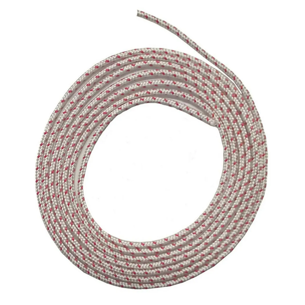 

1 Pcs Lawn Mower Engine Pull Cord Starter Rope 5.0m Dia 3.5mm 220kg Loadable For Grass Trimmer Accessories