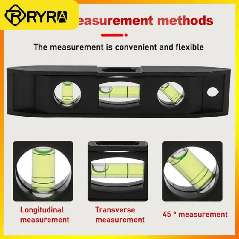 

Magnetic Horizontal Ruler Mini Pocket Spirit Level Torpedo Flexible Gradienter High Precision For Carpentry Tool Portable