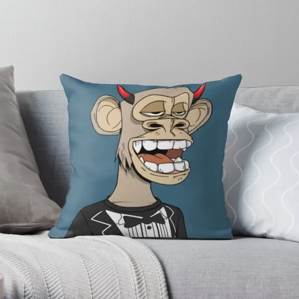 

Nft Bored Ape Yacht Club Bayc Printing Throw Pillow Cover Fashion Anime Square Decorative Case Comfort Home Pillows not include