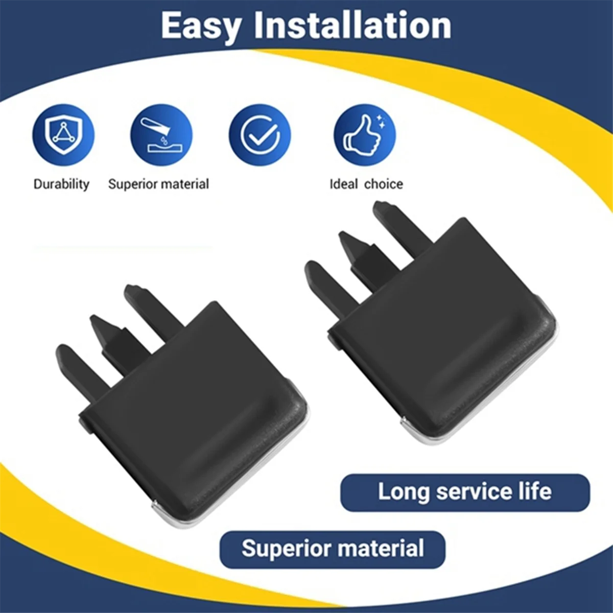 10 пар передних центральных боковых зажимов для вентиляционных отверстий