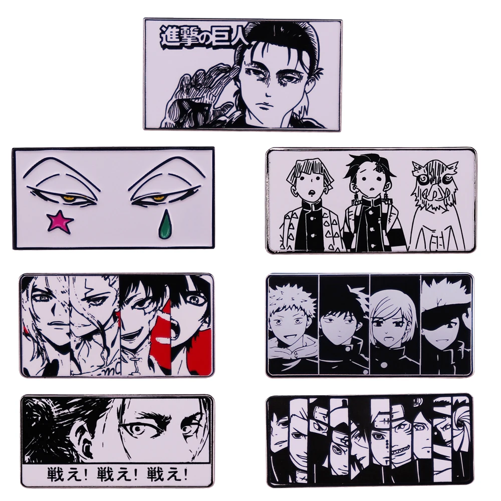 

Japanese Anime Jujutsu Kaisen Enamel Pin Women's Brooch Manga Lapel Pins for Backpacks Briefcase Badges Jewelry Accessories
