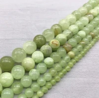 round 46810mm chinese jades chalcedony loose beads for diy craft bracelet necklace jewelry making